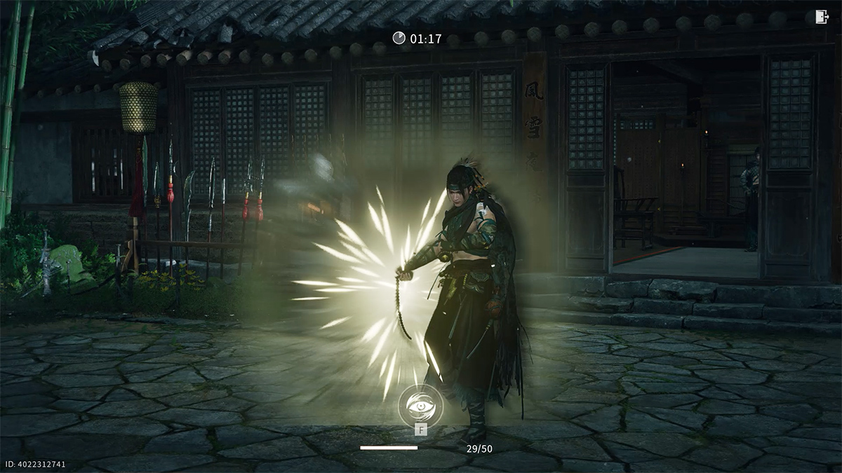 Hoàn thành minigame học lỏm võ công để nhận võ học Mortal Rope Dart của Cửu Lưu Môn