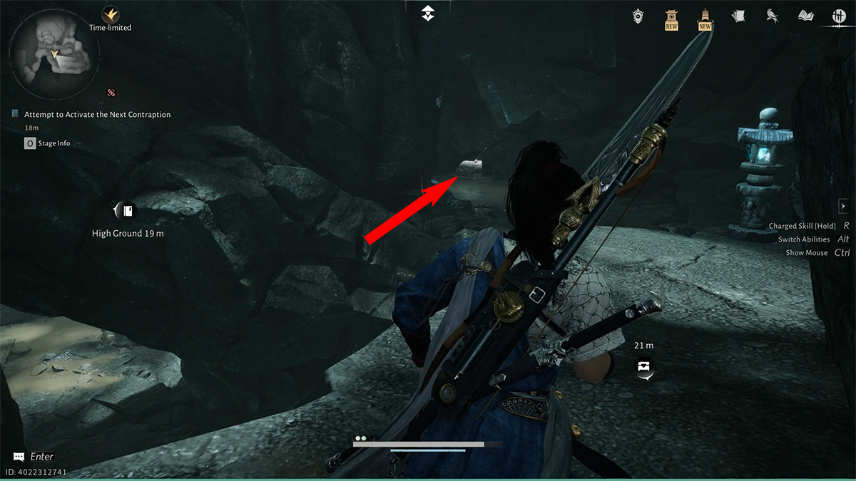 Đi theo con đường hướng bên trái để mở cánh cửa ở gần bức tượng phun nước. Dùng Tai Chi bắn nước vào bánh xe để kéo cửa từ trên xuống dưới