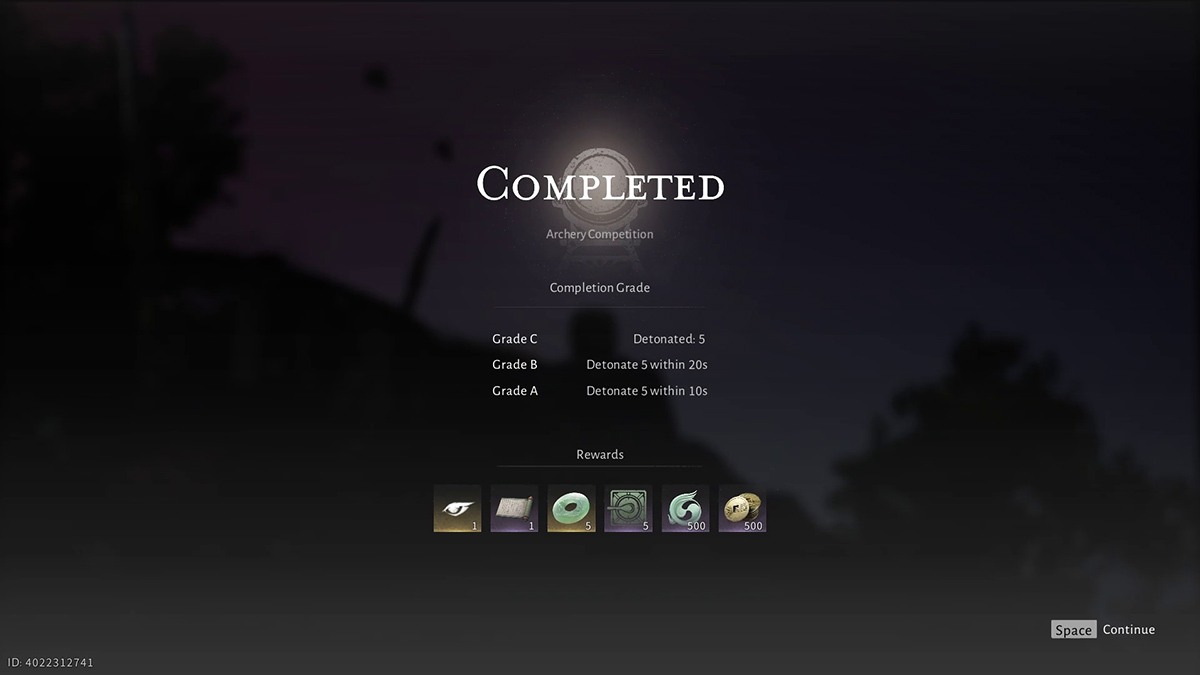 Mở khóa công thức chế tạo Flaming Arrow