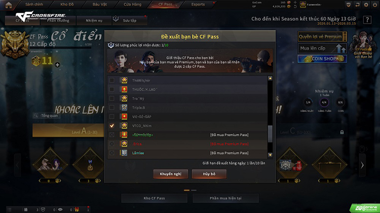 CrossFire ra mắt CF Pass Season 5 Classic