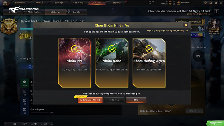 CrossFire ra mắt CF Pass Season 5 Classic