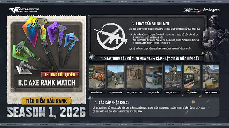 CrossFire tung bản cập nhật lớn đầu tiên của 2026