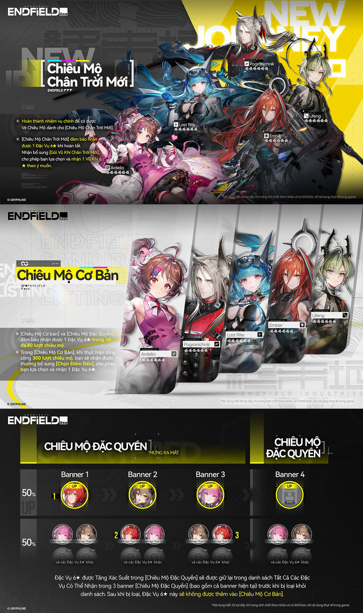 Banner Chiêu Mộ Chân Trời Mới