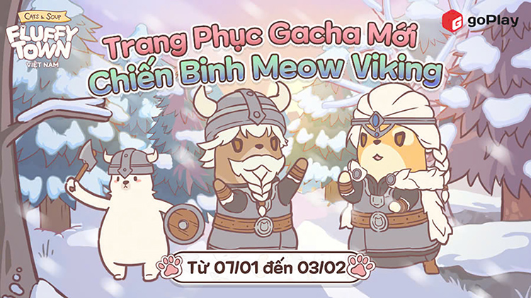 Cats & Soup ra mắt trang phục Chiến Binh Viking cho mèo