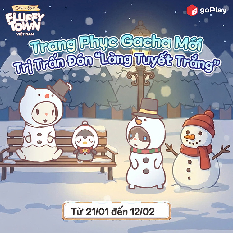 Cats & Soup: Fluffy Town mở sự kiện Làng Tuyết Trắng
