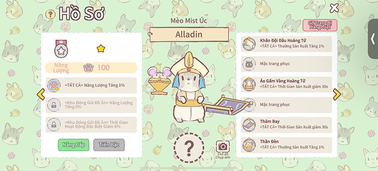 Cats & Soup: Fluffy Town ra mắt trang phục Thần Đèn Genie