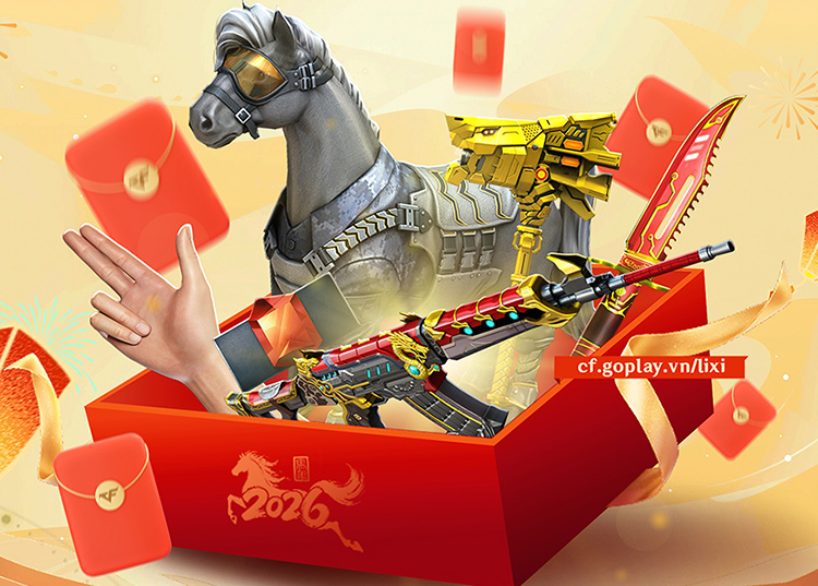 Crossfire mở sự kiện Lật Lì Xì và đua top dịp Tết