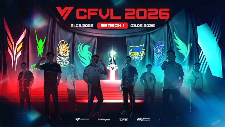 CFVL 2026 Mùa 1 có tổng giải thưởng 5 tỉ đồng
