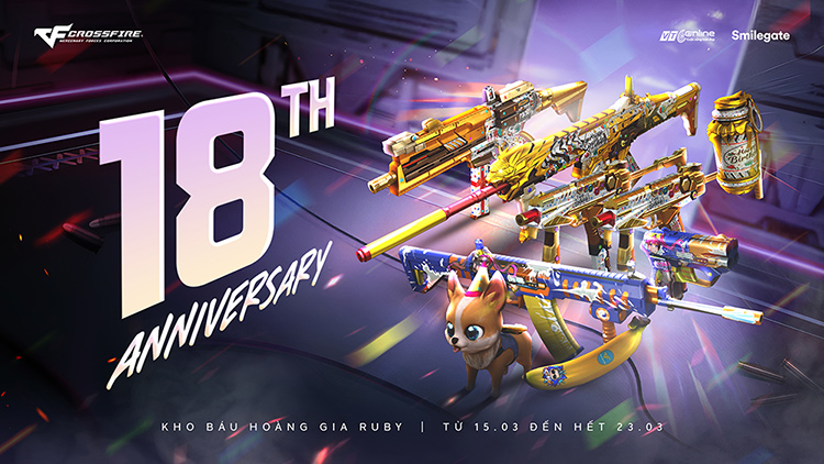 Crossfire mừng sinh nhật 18 với bộ đôi KBHG mới