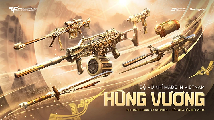 Crossfire tung sự kiện kho báu Hùng Vương dịp Giỗ Tổ