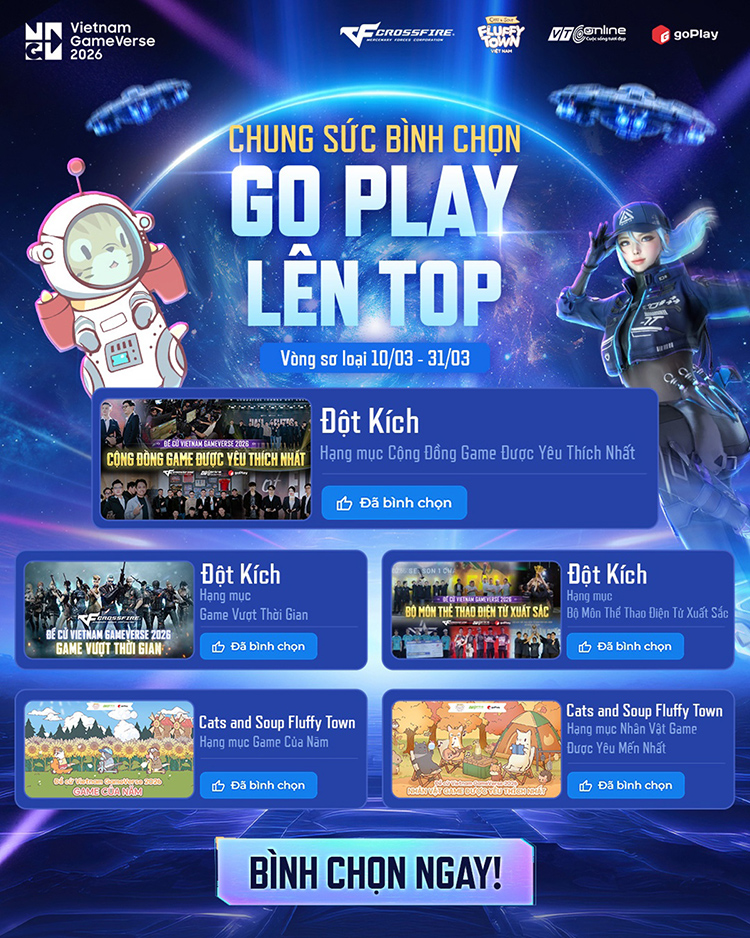 Vietnam Gameverse 2026: Đột Kích sánh đôi cùng Cats & Soup