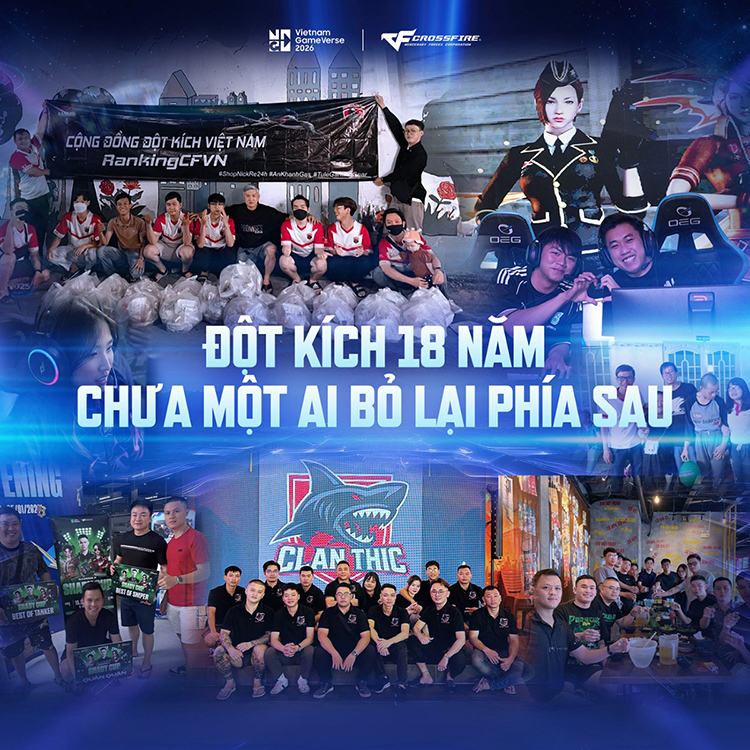 Đột Kích vào chung kết ba hạng mục đề cử tại Gameverse 2026