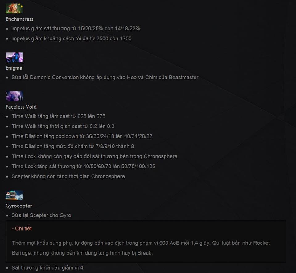Dota 2 phiên bản 6.87