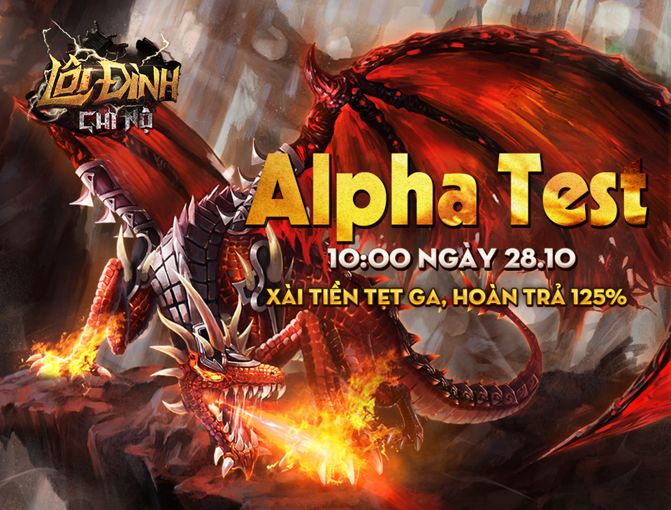 Tặng giftcode Lôi Đình Chi Nộ phiên bản Alpha Test