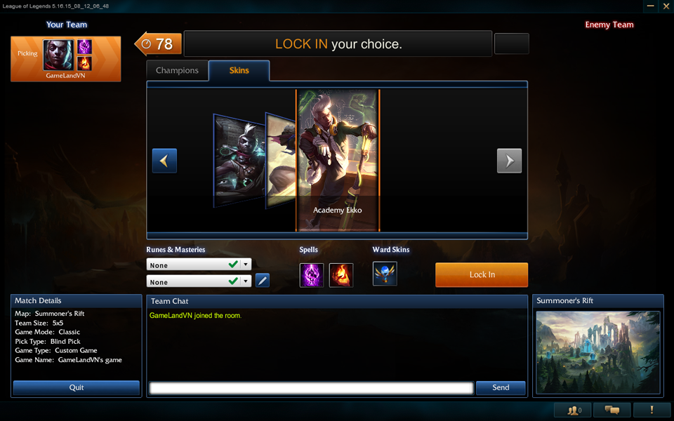 Academy Ekko (Ekko Nam Sinh)