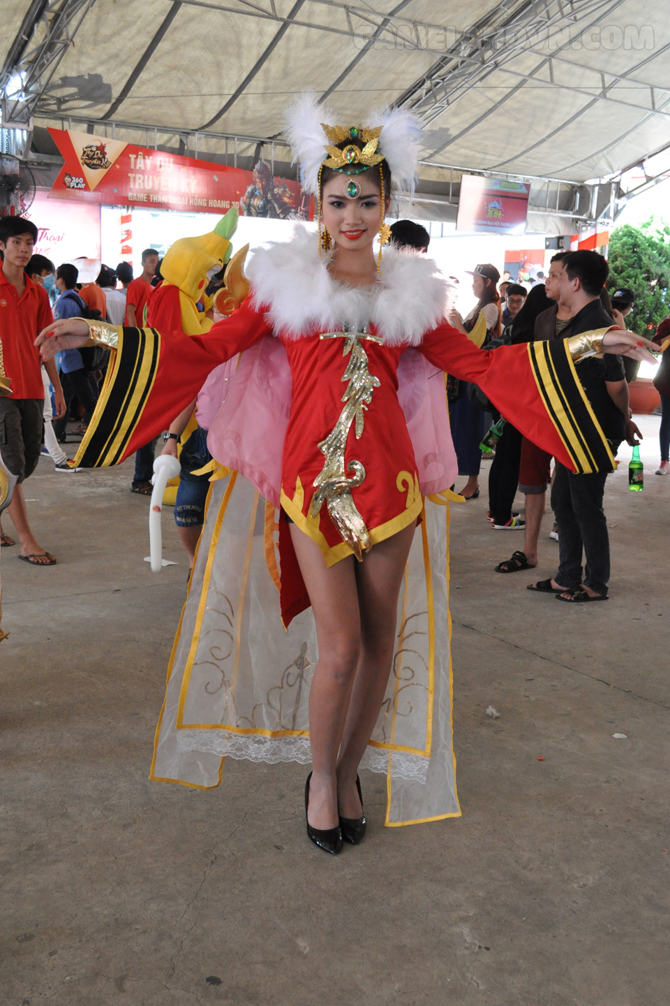 Trinh dien cosplay tai Dai Hoi 360Play