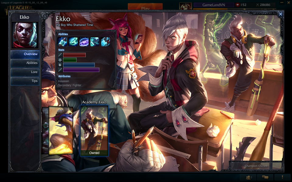 Academy Ekko (Ekko Nam Sinh)
