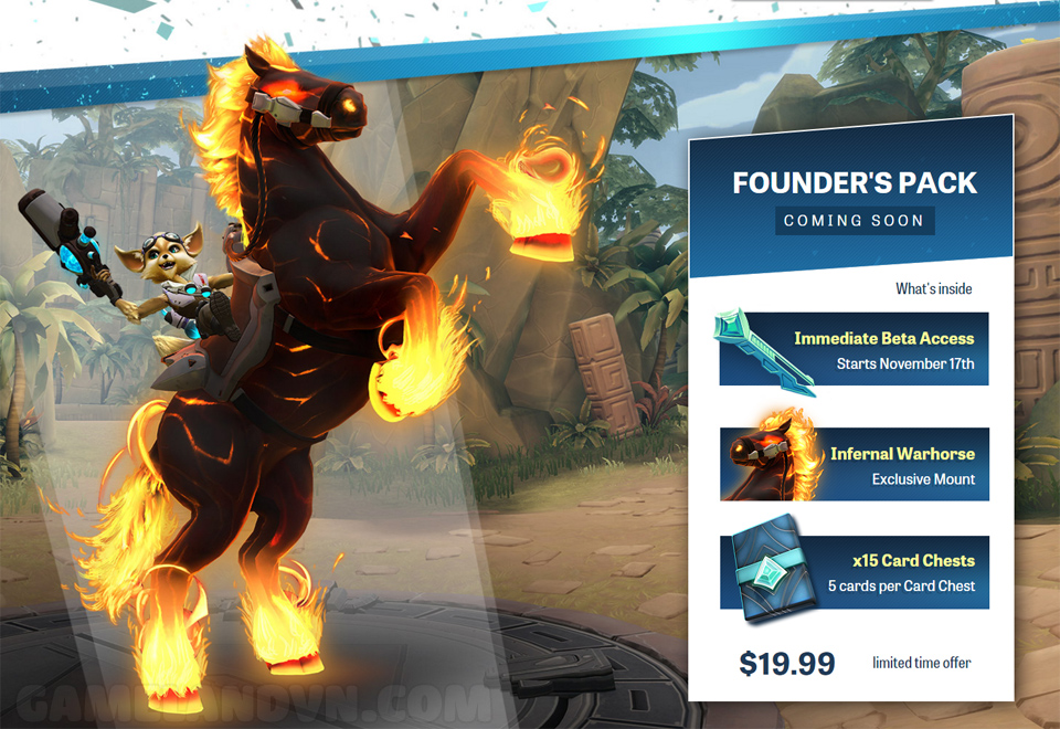 Paladins mở cửa thử nghiệm vào ngày 17/11