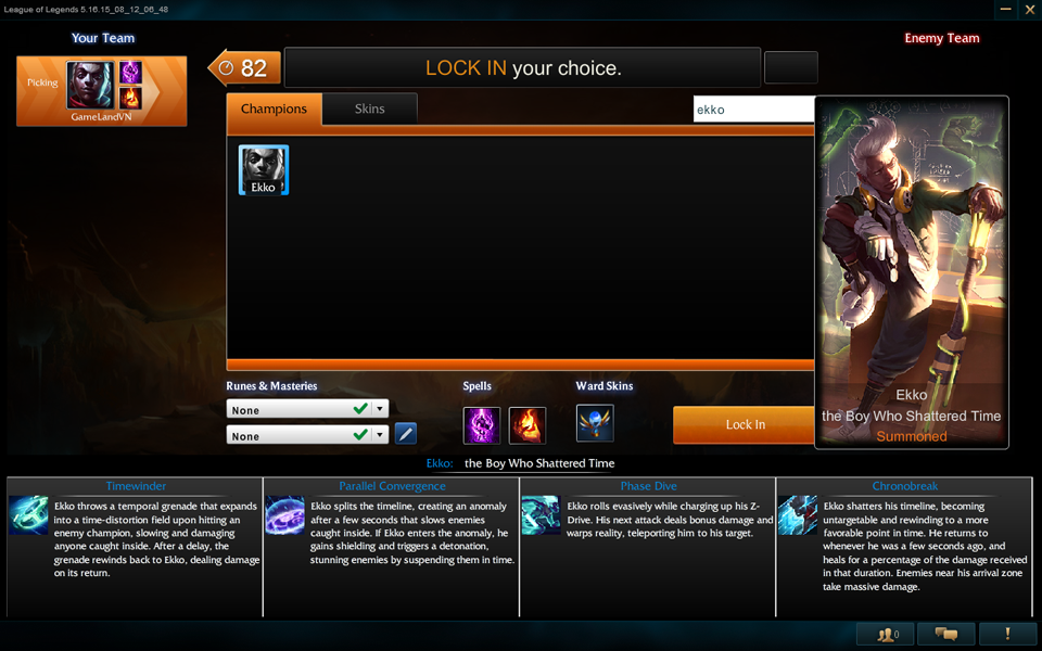 Academy Ekko (Ekko Nam Sinh)