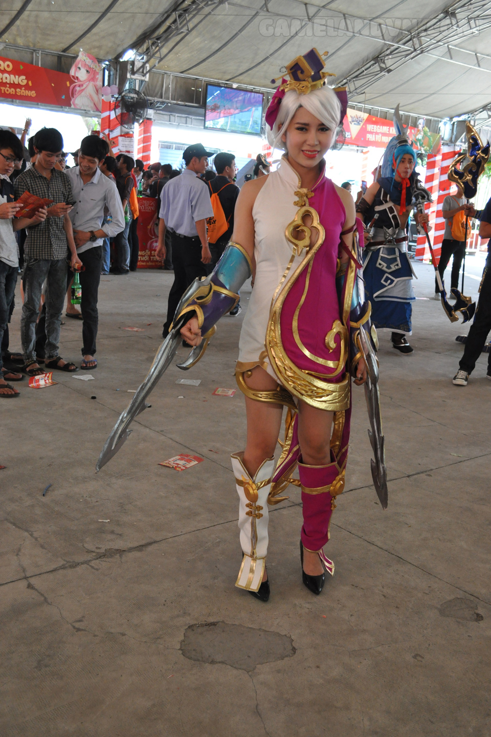 Trinh dien cosplay tai Dai Hoi 360Play
