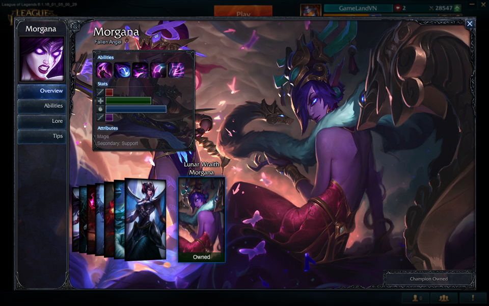 Lunar Wraith Morgana (Morgana Nguyệt Hồn)