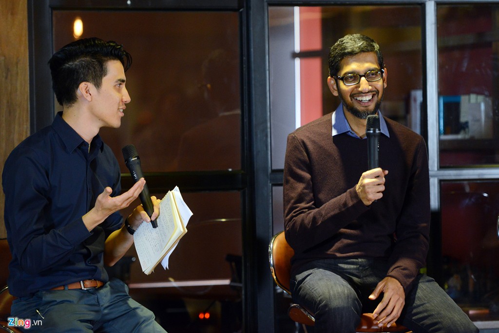 Một giờ của CEO Google với giới khởi nghiệp Hà Nội
