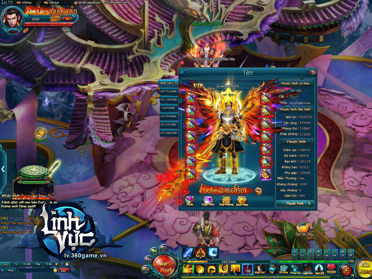 webgame linh vuc - vng