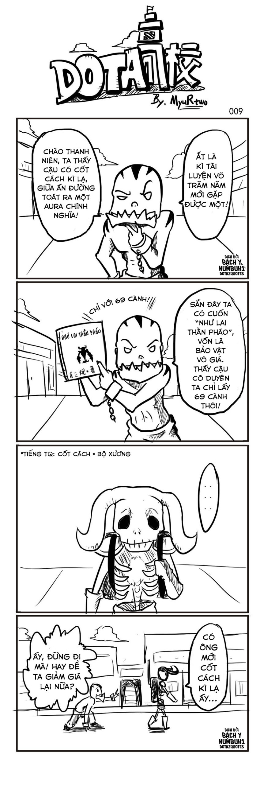 truyen tranh truong hoc dota - Dota School