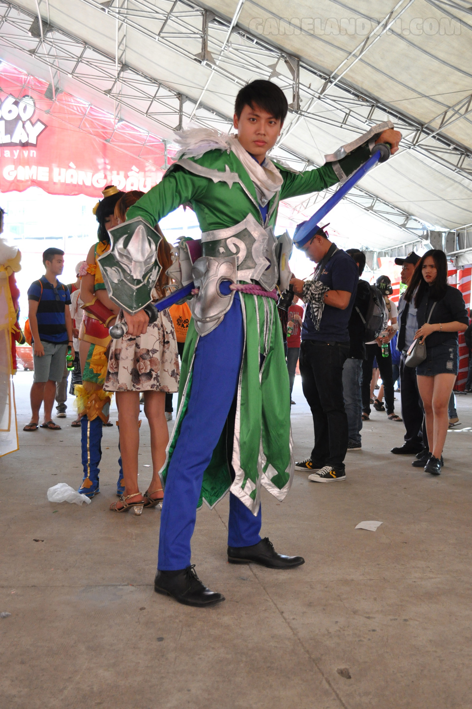 Trinh dien cosplay tai Dai Hoi 360Play