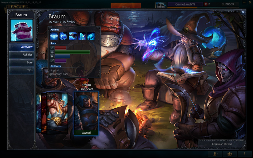 Braum Lionheart (Braum Sư Tử Tâm/Braum Trái Tim Sư Tử)