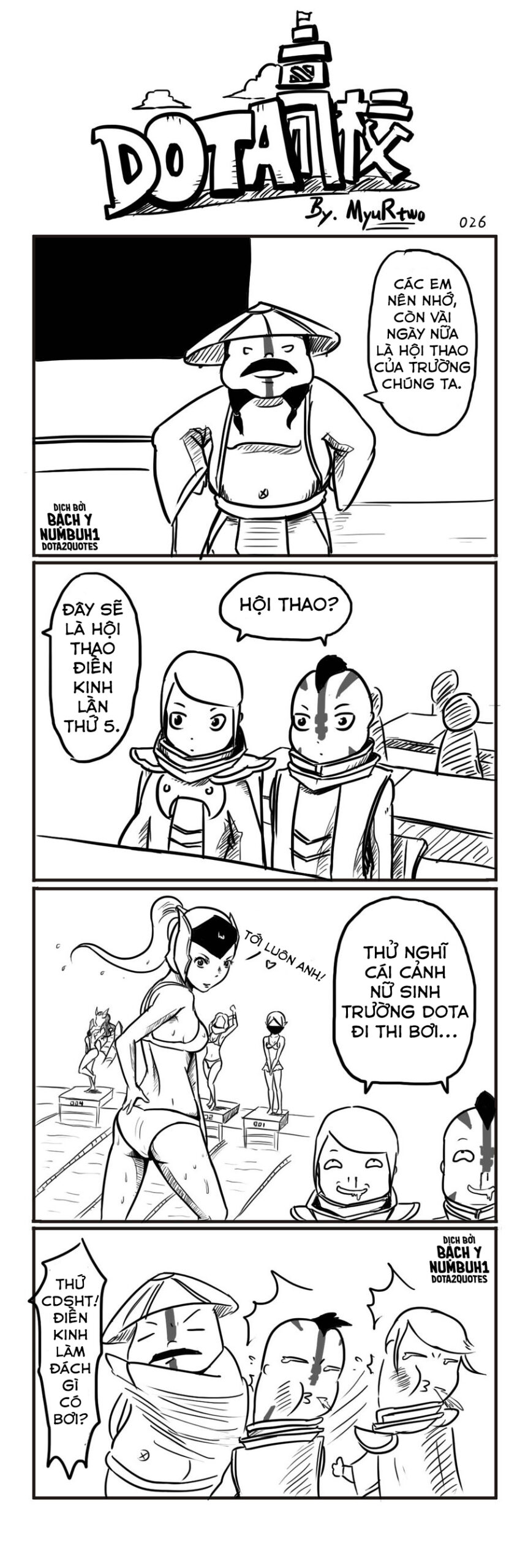 Truyện tranh Trường học Dota - Dota School