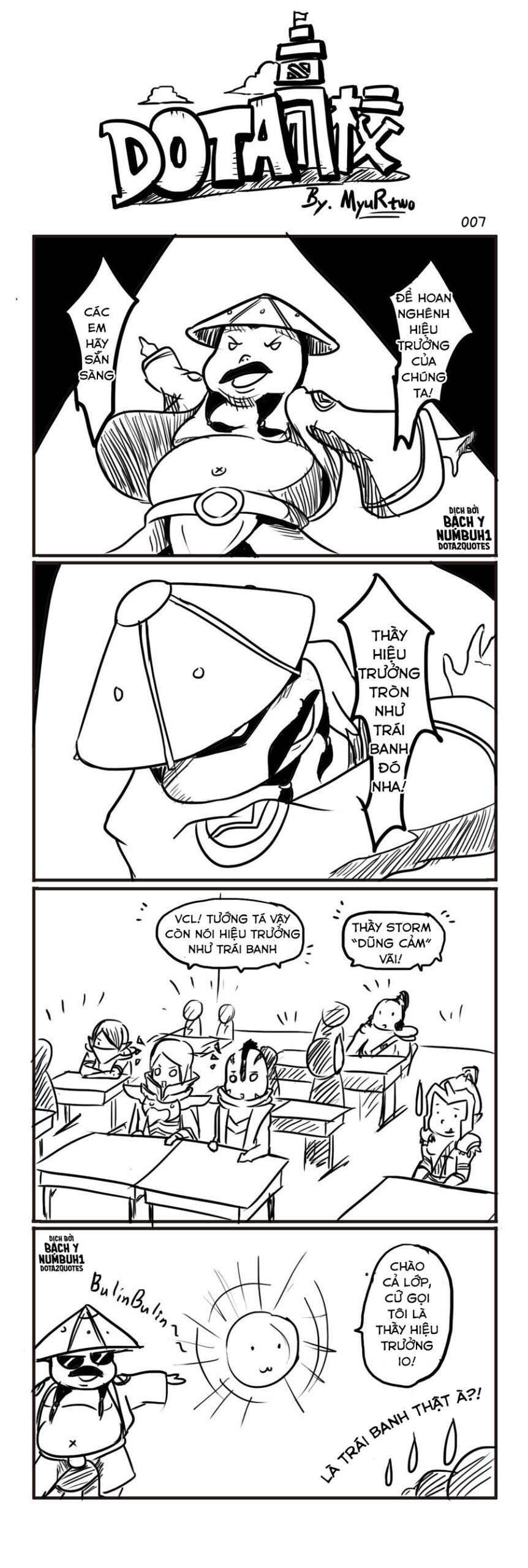 truyen tranh truong hoc dota - Dota School