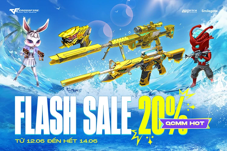 Crossfire mở Flash Sale combo QCMM giảm đến 20%