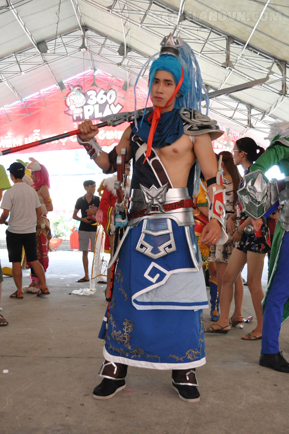 Trinh dien cosplay tai Dai Hoi 360Play