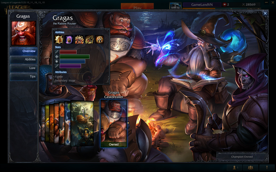 Gragas Caskbreaker (Gragas Hiệp Sĩ Say Rượu)