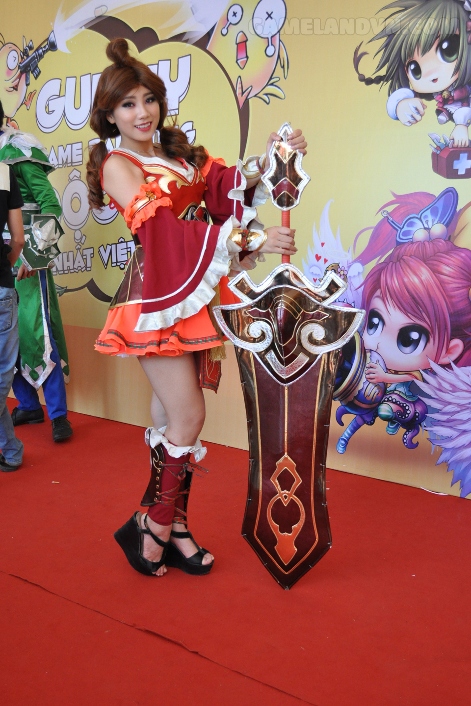 Trinh dien cosplay tai Dai Hoi 360Play