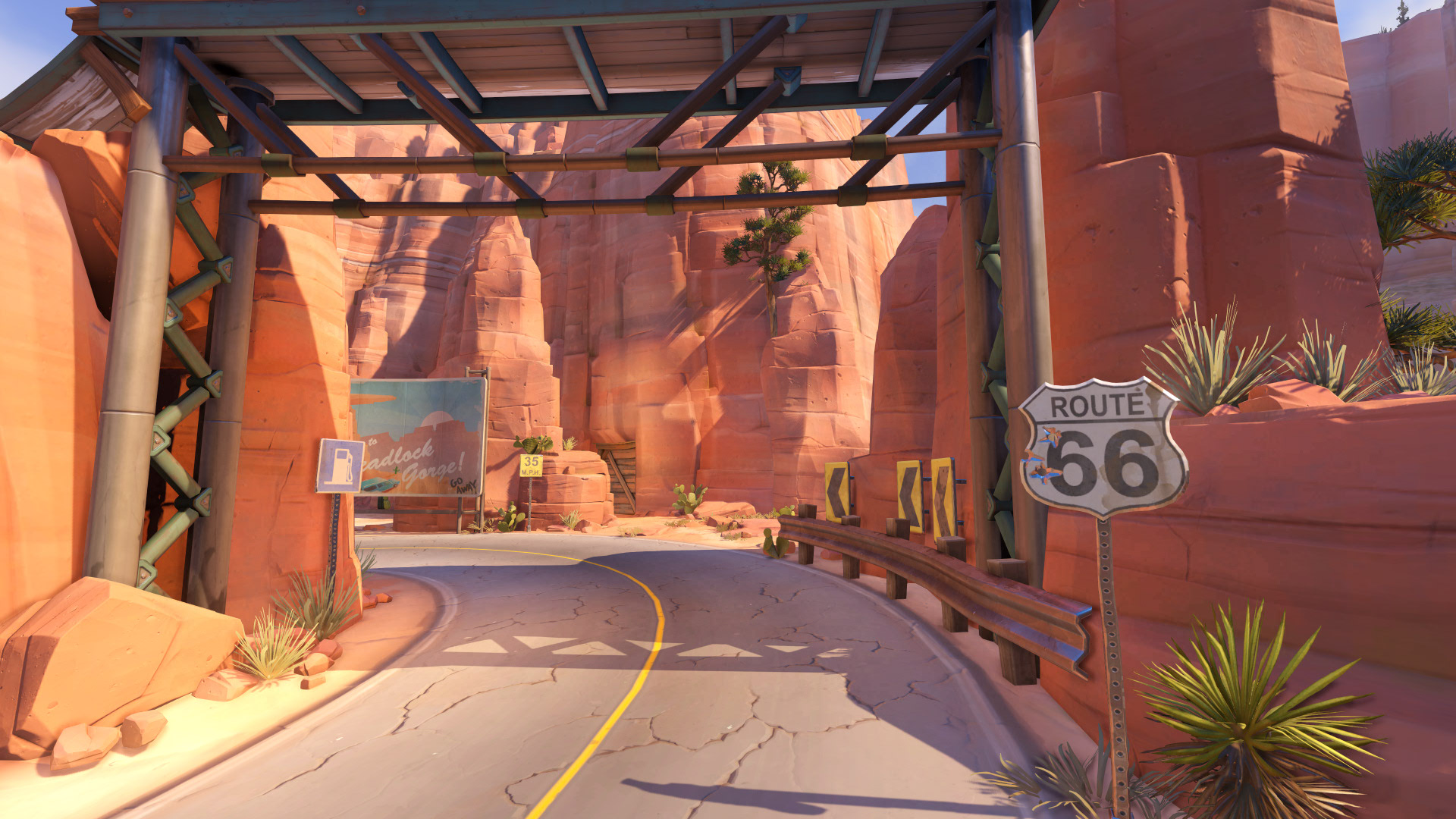 New map Route 66 in Overwatch