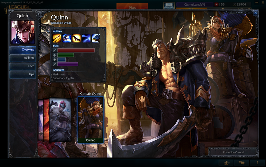 Corsair Quinn