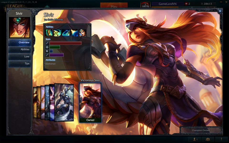 Sivir Vinh Quang