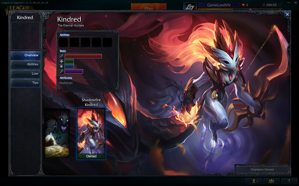 Shadowfire Kindred