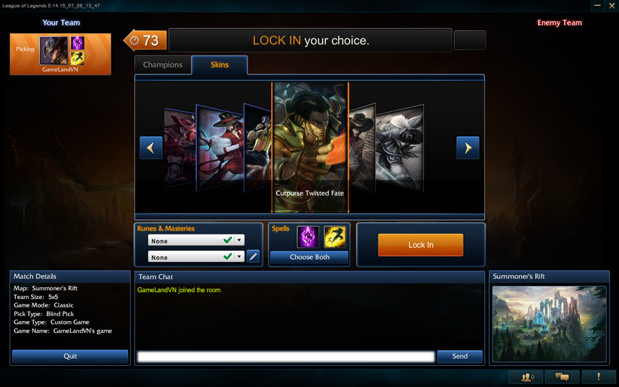 Cutpurse Twisted Fate