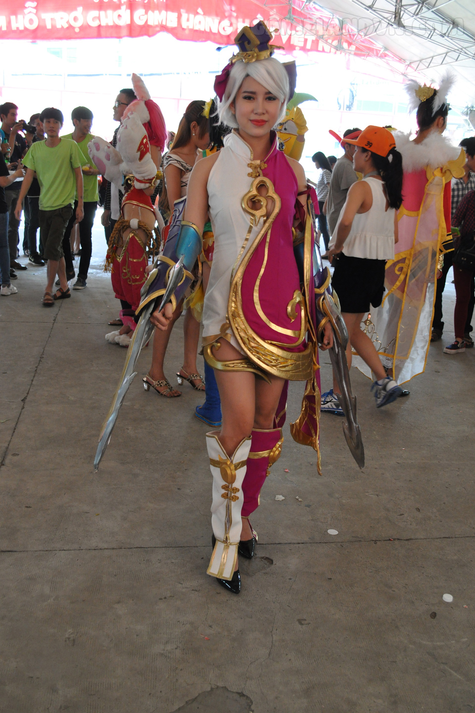 Trinh dien cosplay tai Dai Hoi 360Play