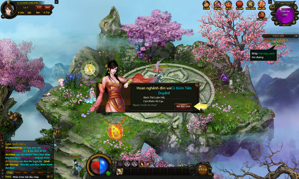 GameLandVN tặng 500 giftcode Cổ Kiếm Tiên Duyên
