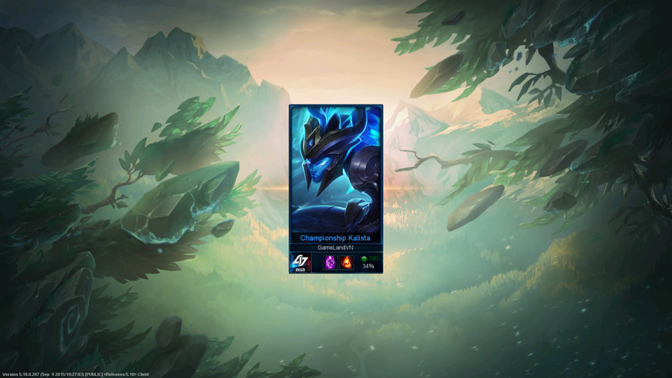Trang phục Kalista Championship