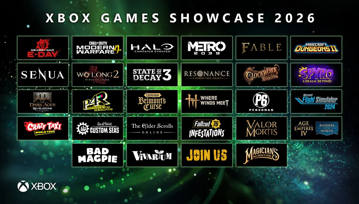 Tất tần tật về Xbox Games Showcase 2026