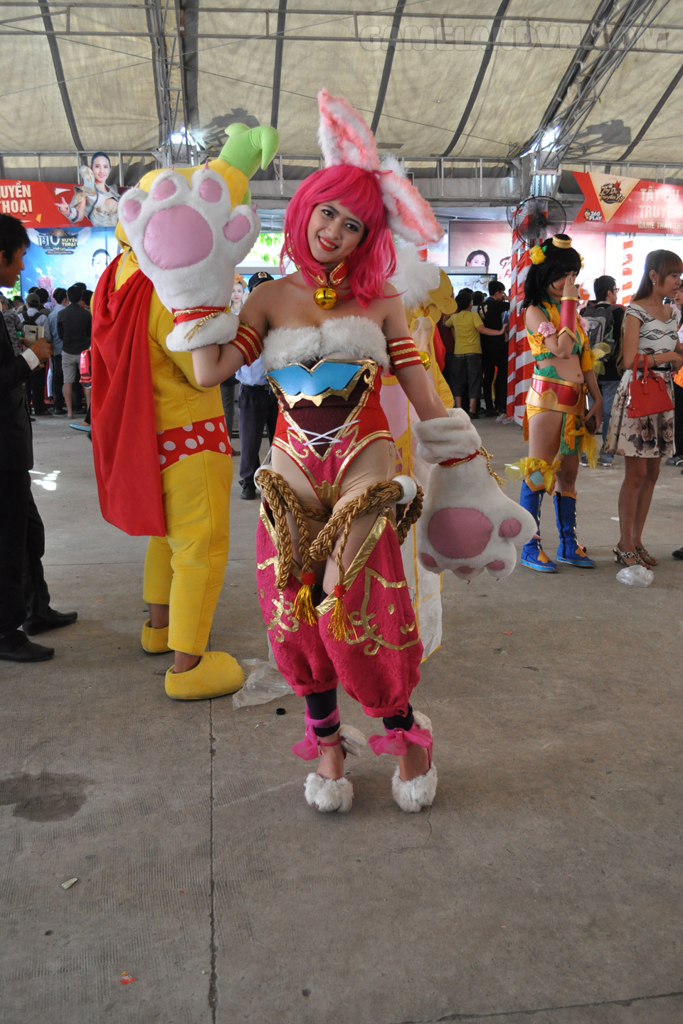 Trinh dien cosplay tai Dai Hoi 360Play