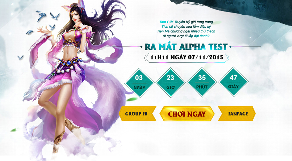 Tam Giới Truyền Kỳ mở cửa Alpha Test vào 7/11