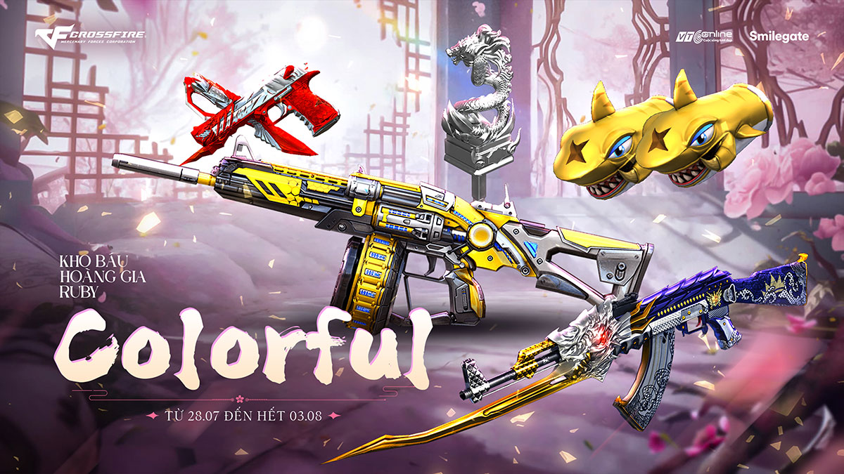 Crossfire mở Kho Báu Hoàng Gia Ruby Colorful