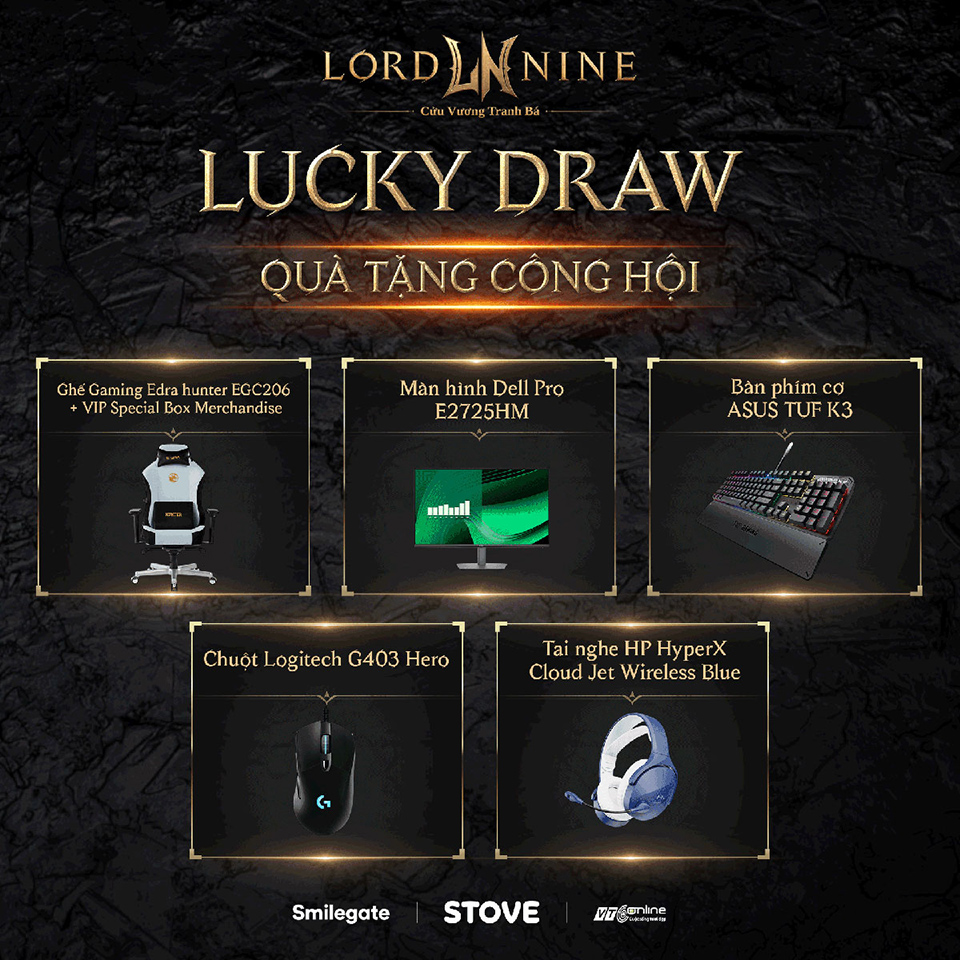 Lucky Draw mở sân chơi cho các công hội