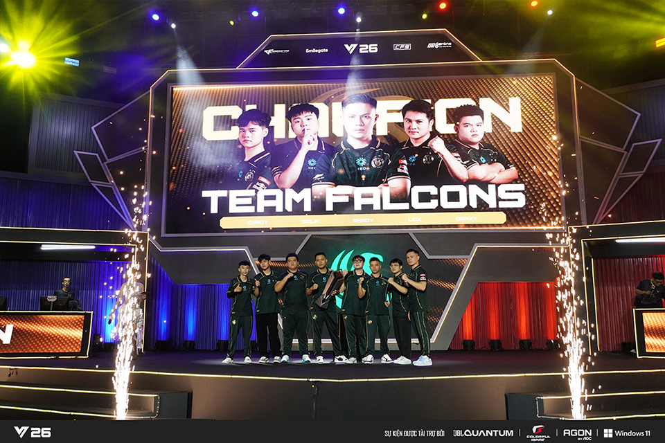 Team Falcons lần thứ 6 liên tiếp vô địch CFVL